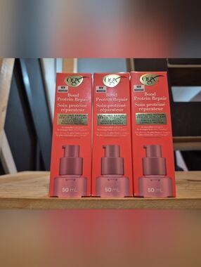 3 OGX Bond Protein Repair Sealing Serum. Repair & Protect. 50ml X 3